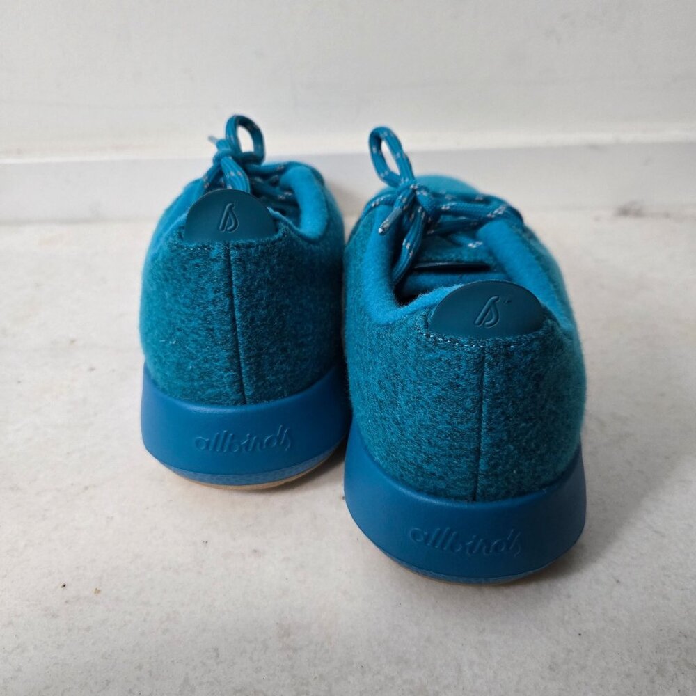 Allbirds Men's Size 9 Wool Runner Mizzle Lace-Up Shoes Turquoise - Picture 6 of 12